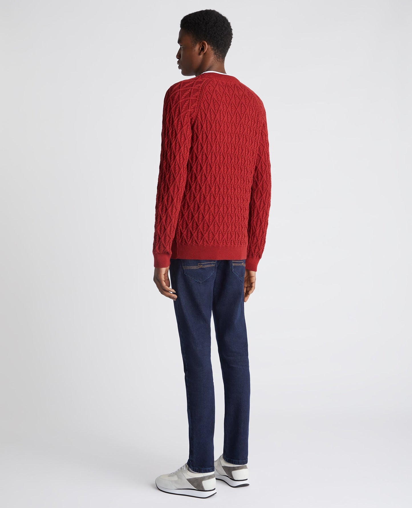 Tapered Fit Merino Wool-Blend Sweater