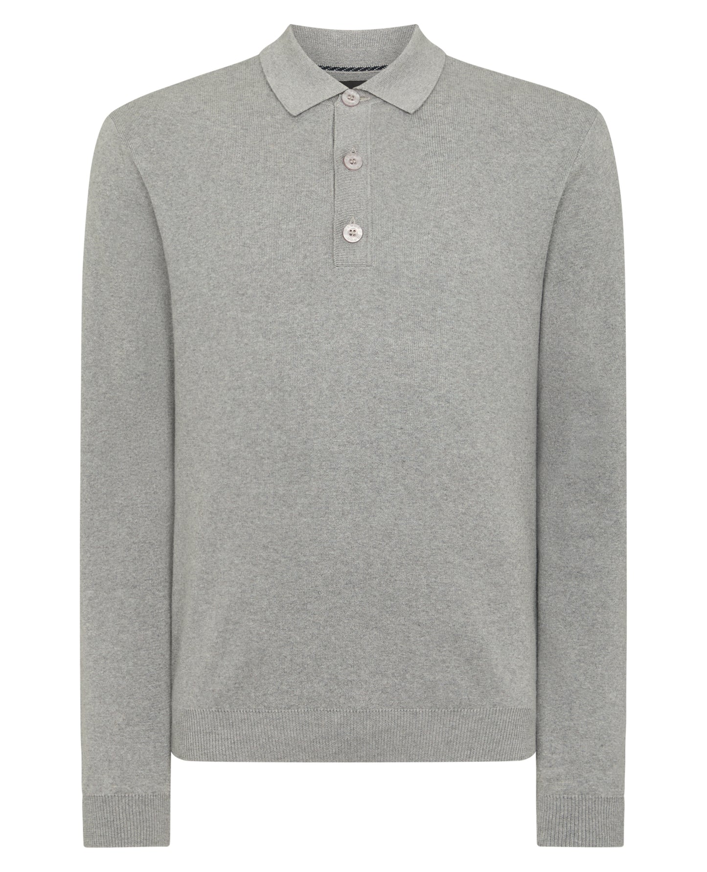 Tapered Fit Long Sleeve Polo