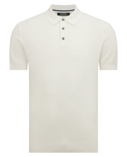 Slim Fit Cotton Interest Fabric Polo Shirt