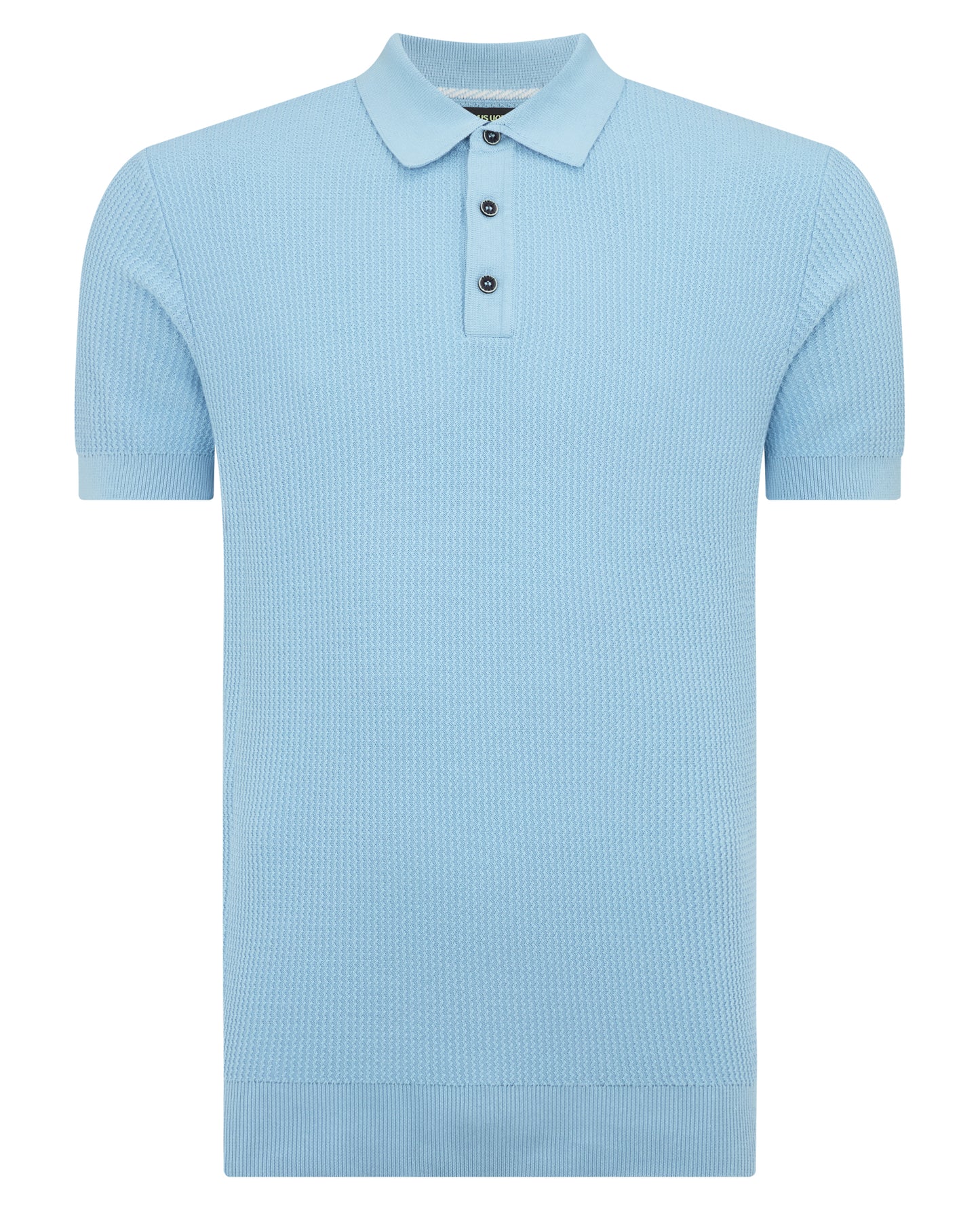 Slim Fit Cotton Interest Fabric Polo Shirt