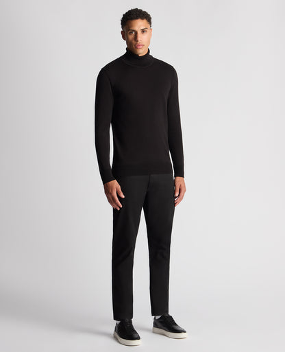 Tapered Fit Roll Neck Sweater