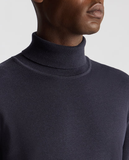 Tapered Fit Roll Neck Sweater