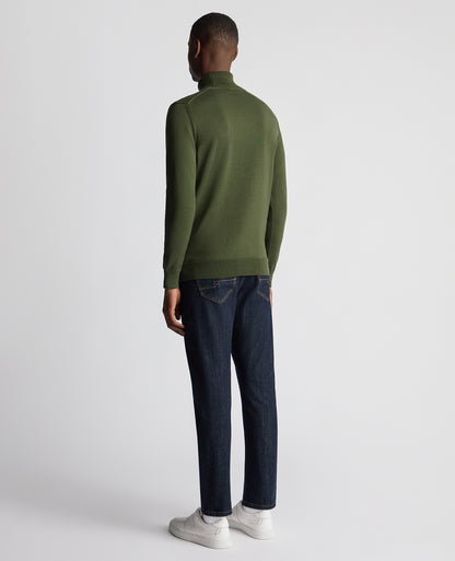 Tapered Fit Roll Neck Sweater