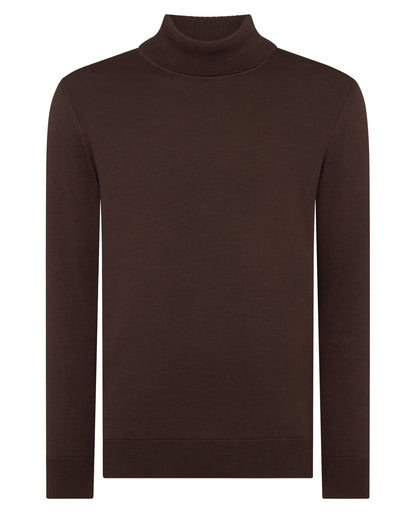 Tapered Fit Roll Neck Sweater