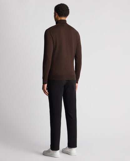 Tapered Fit Roll Neck Sweater