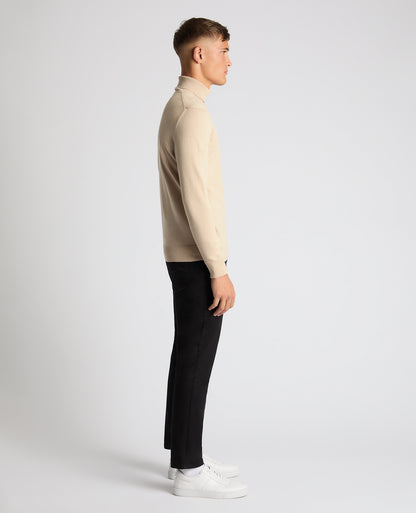 Tapered Fit Roll Neck Sweater