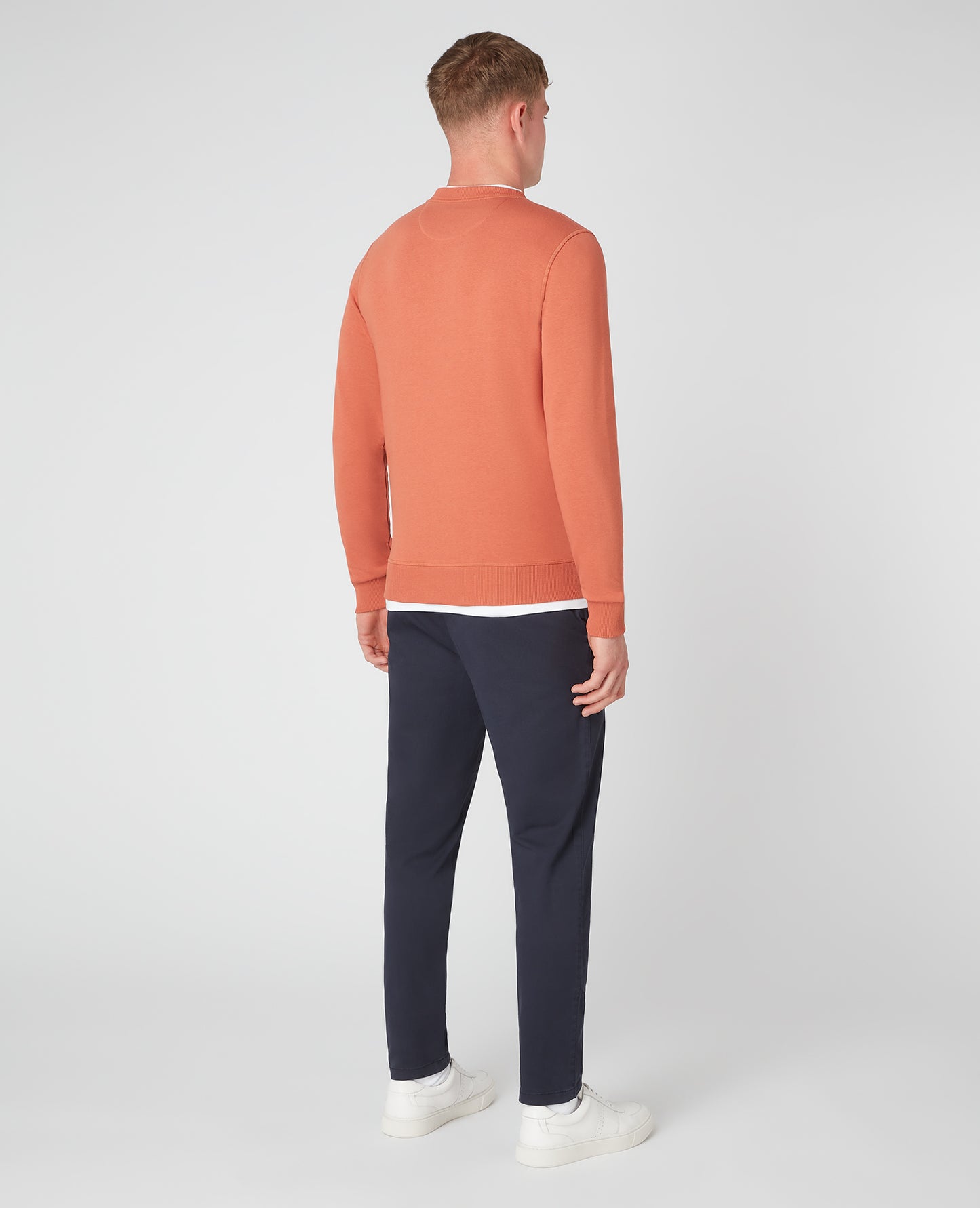 Tapered Fit Cotton-Blend Sweatshirt