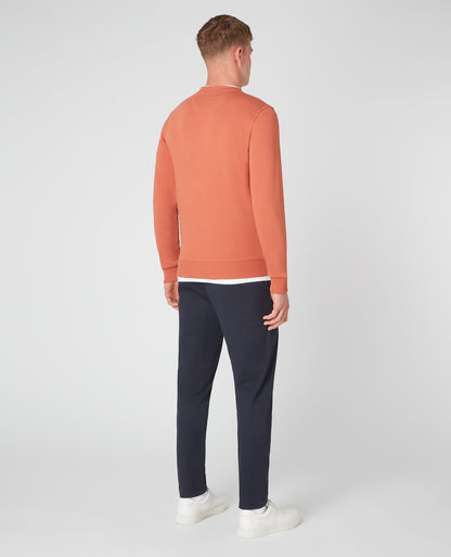 Tapered Fit Cotton-Blend Sweatshirt