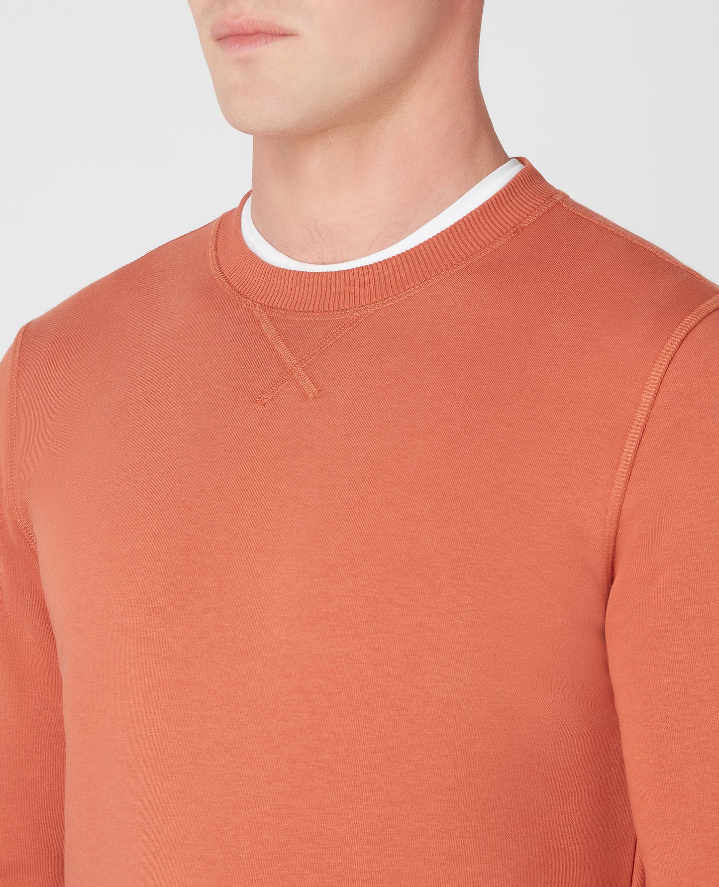 Tapered Fit Cotton-Blend Sweatshirt