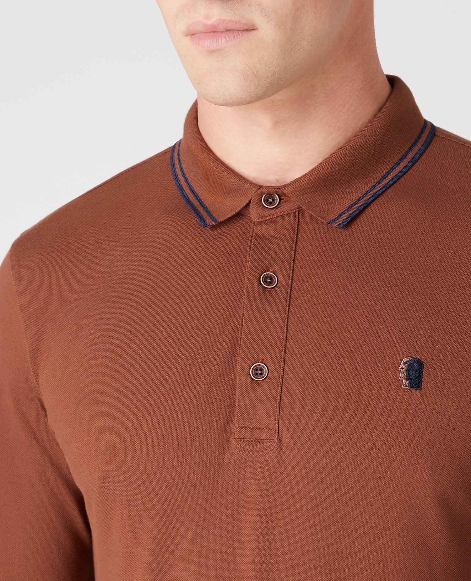 Slim Fit Cotton-Stretch Pique Polo Shirt