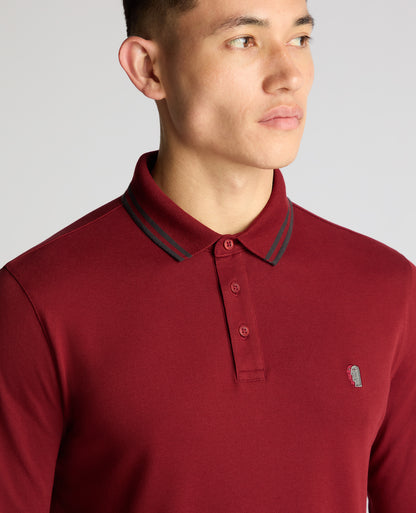 Slim Fit Cotton-Stretch Pique Polo Shirt