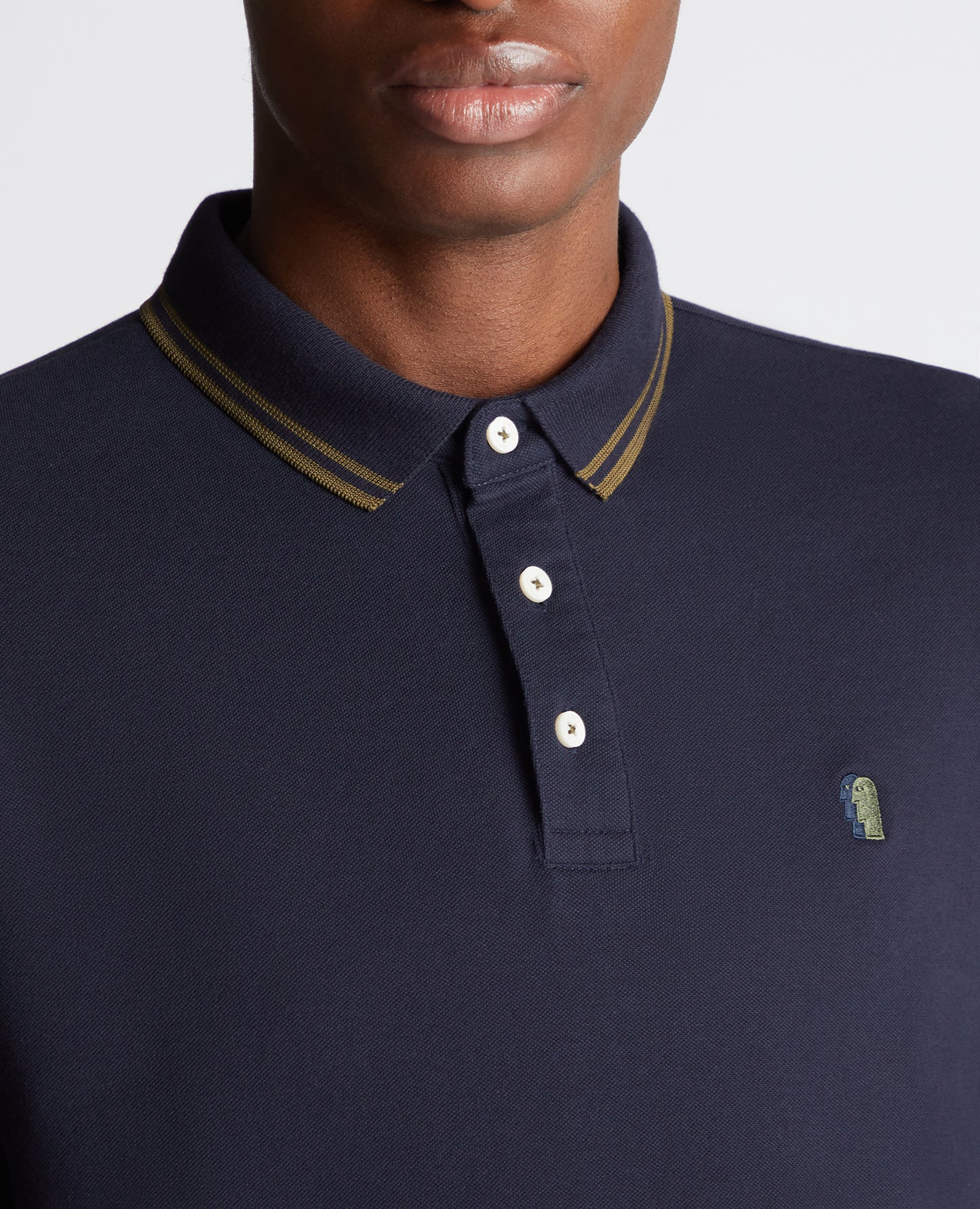 Slim Fit Cotton-Stretch Pique Polo Shirt