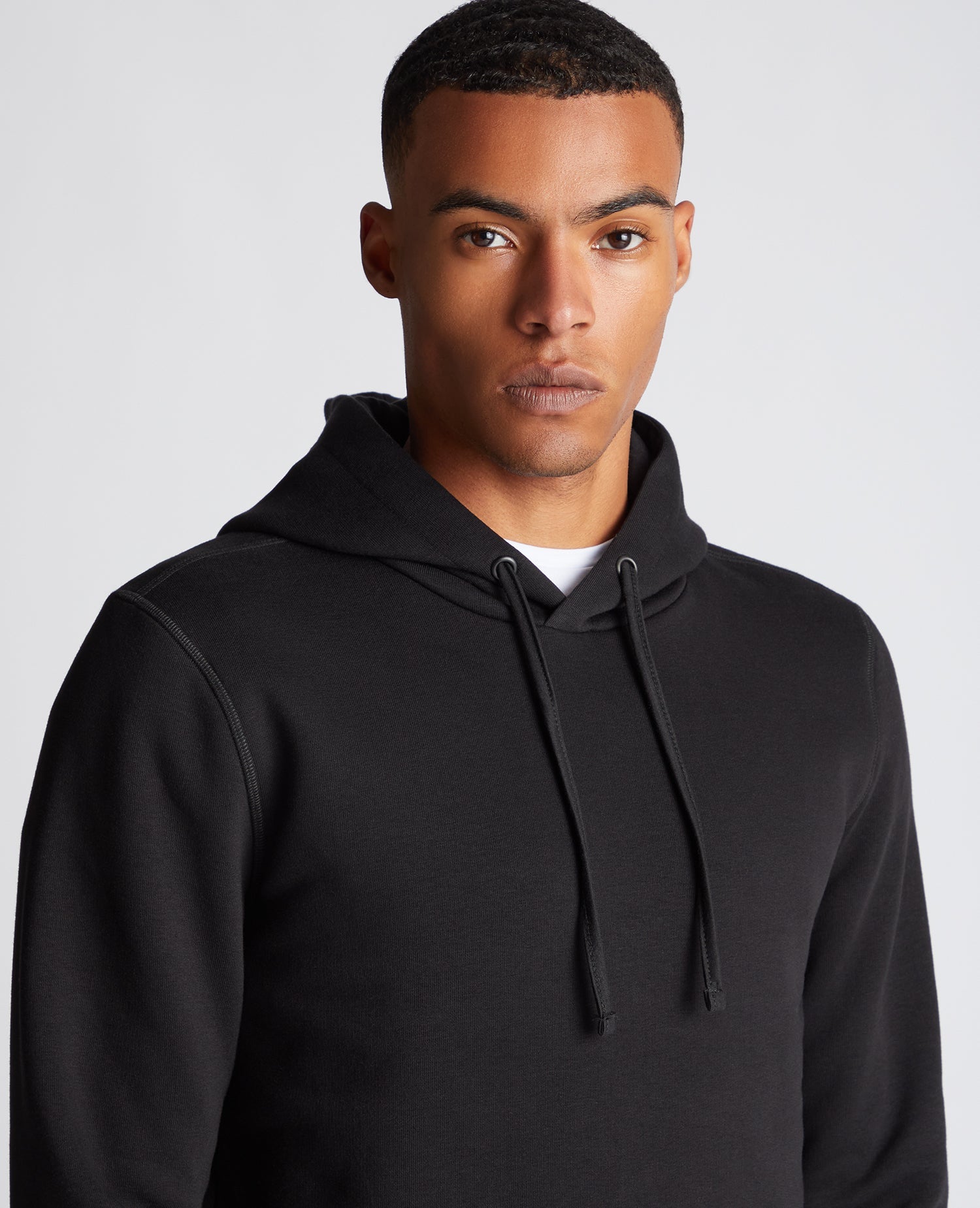 Tapered Fit Cotton-Blend Hoodie