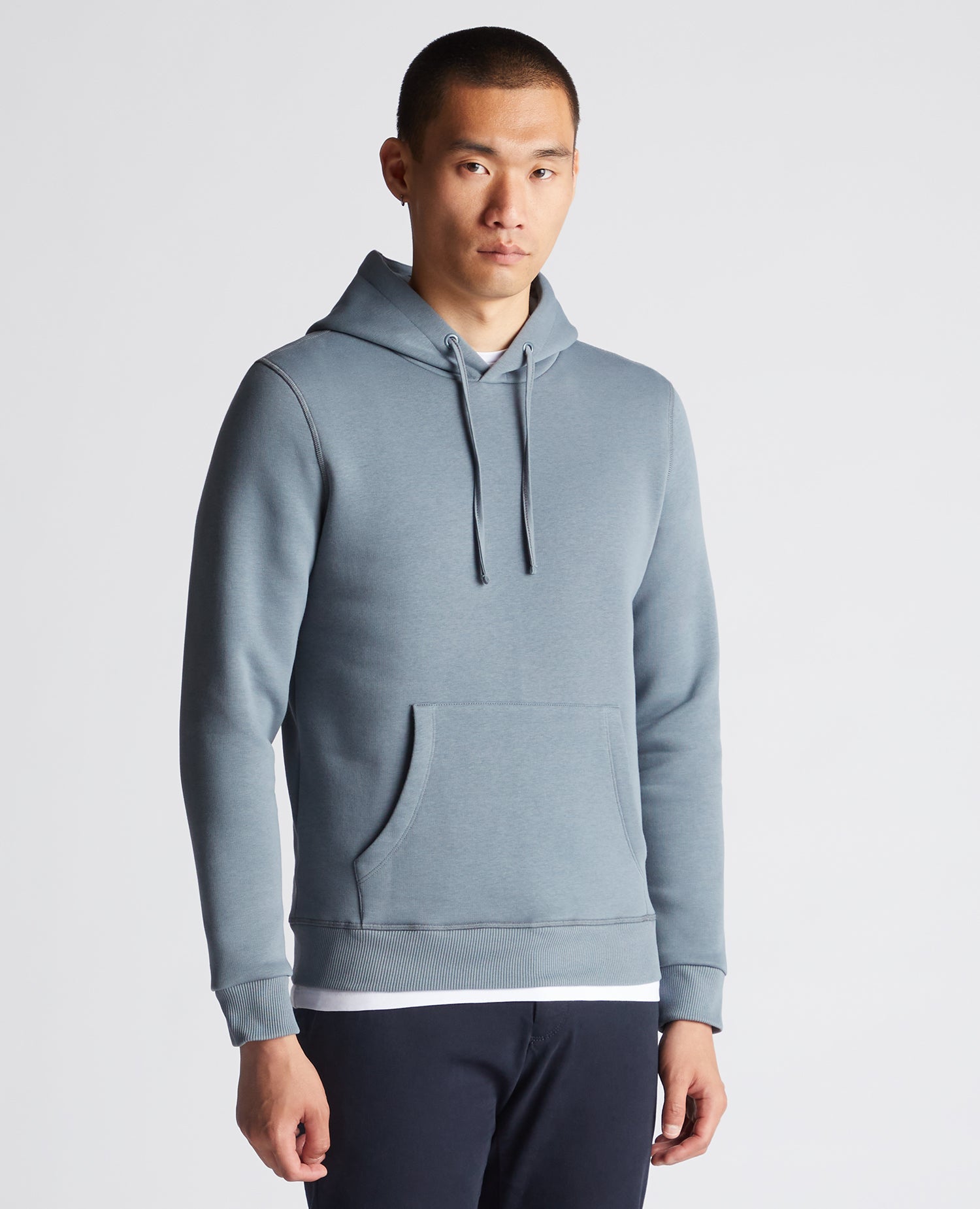 Tapered Fit Cotton-Blend Hoodie