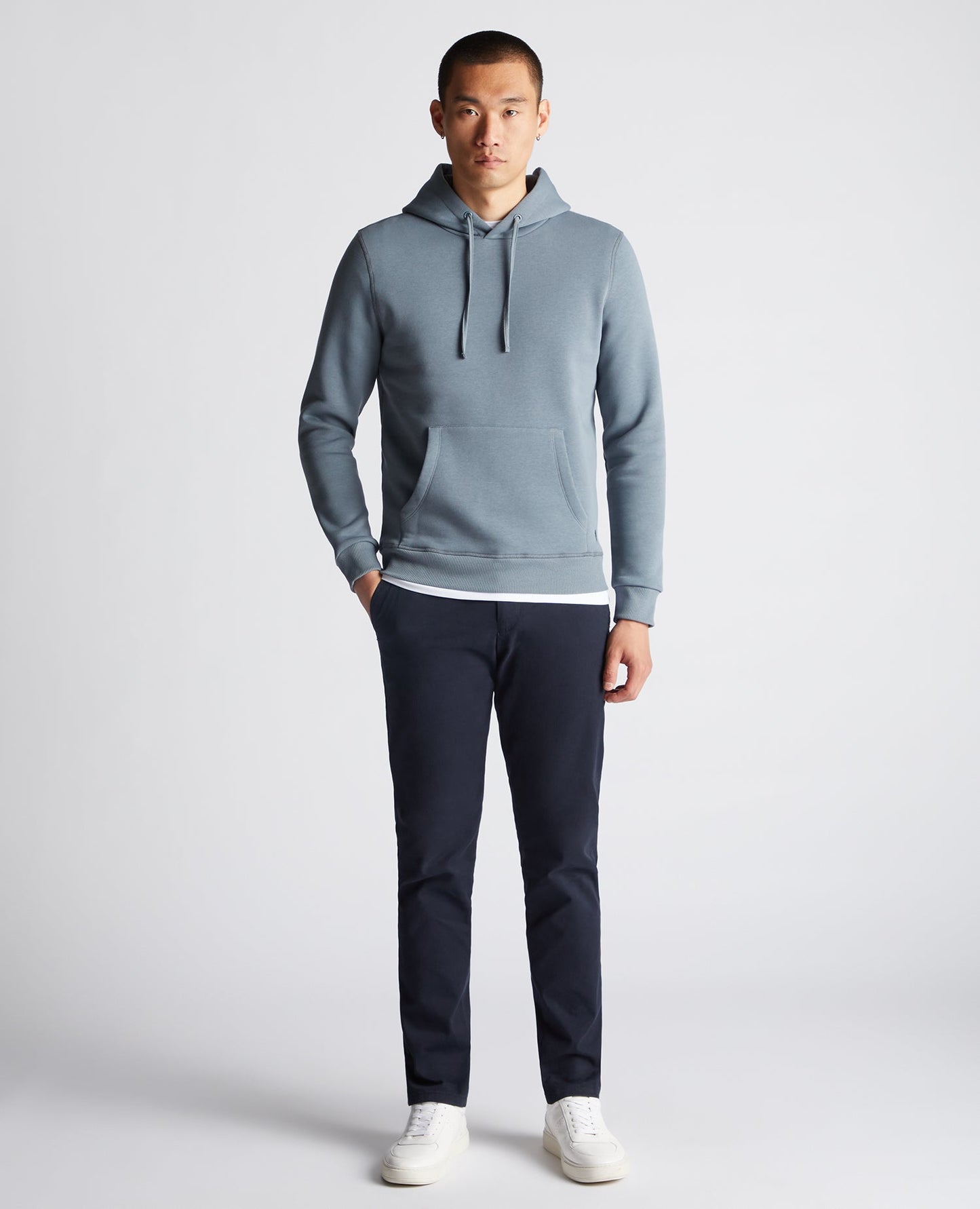 Tapered Fit Cotton-Blend Hoodie