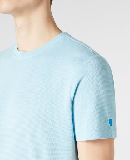 Relaxed Fit Waffle Cotton T-Shirt