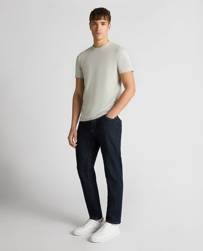 Relaxed Fit Crew Neck Tencel T-Shirt