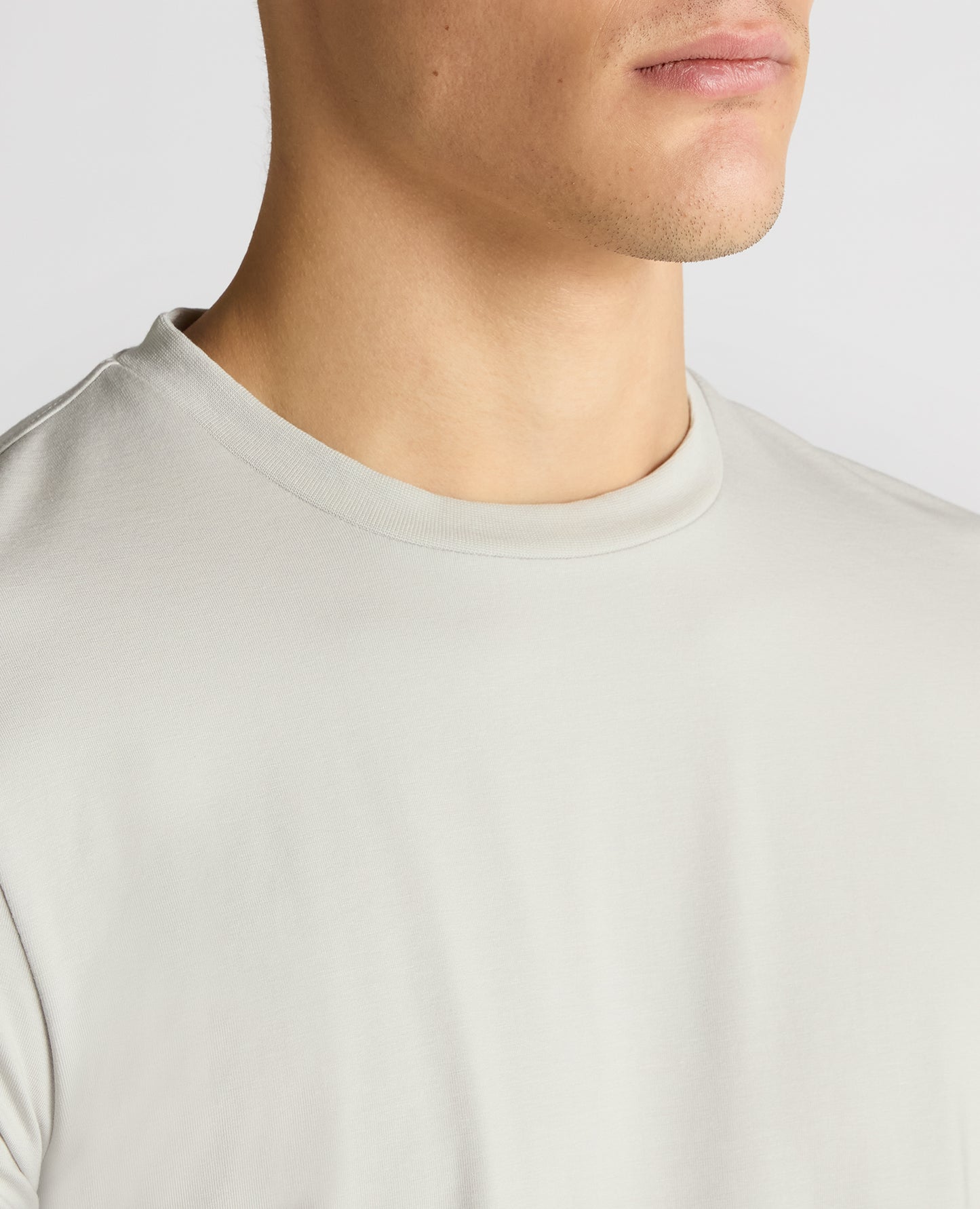 Relaxed Fit Crew Neck Tencel T-Shirt