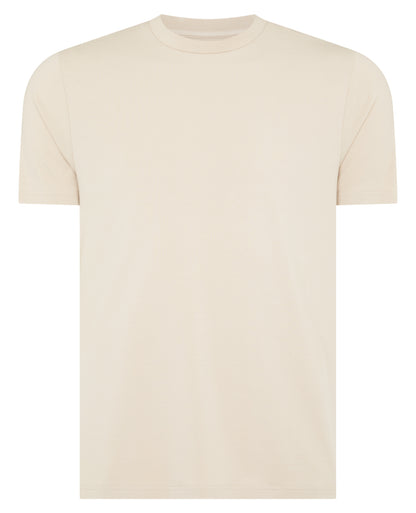 Relaxed Fit Crew Neck Tencel T-Shirt