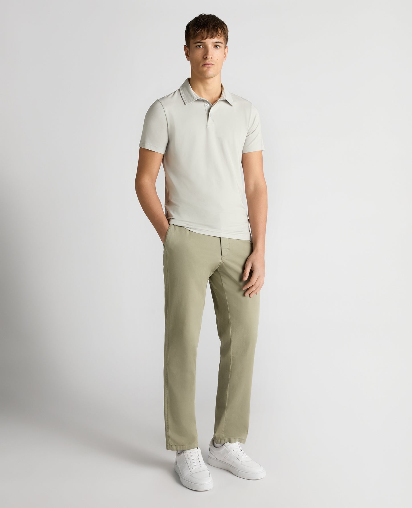 Relaxed Fit Tencel Polo