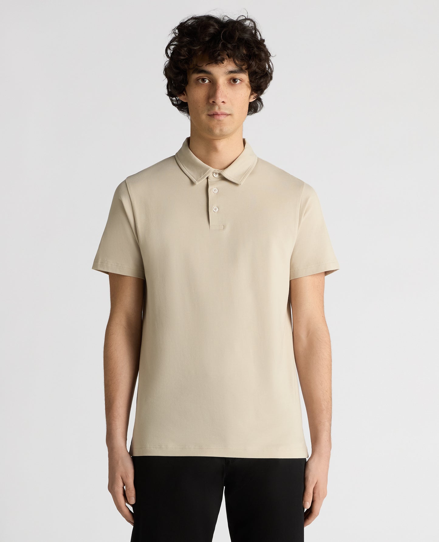 Relaxed Fit Tencel Polo