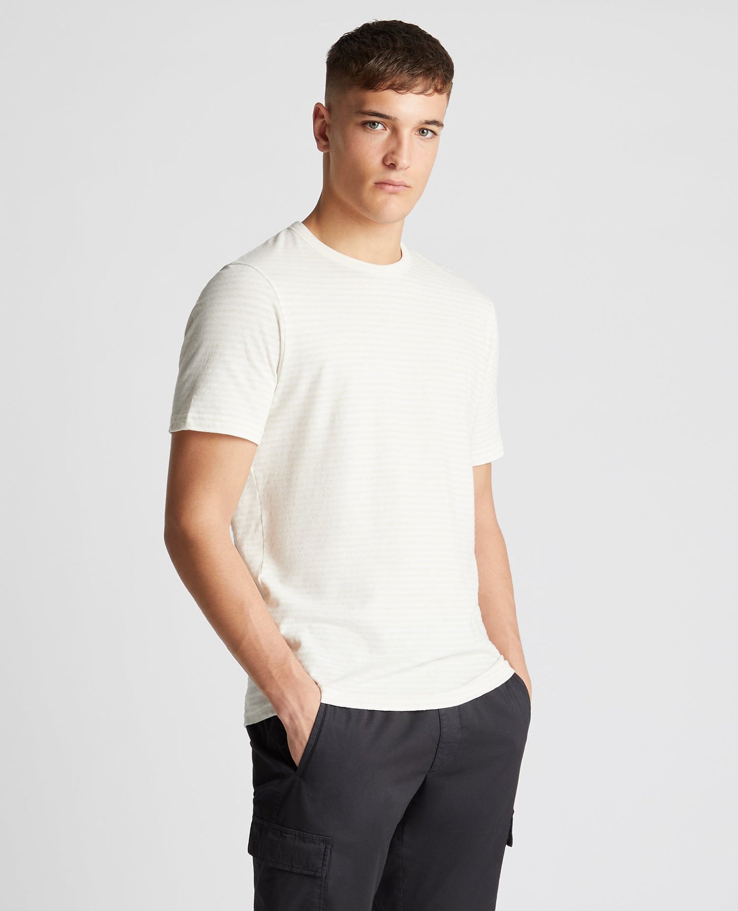 Relaxed Fit Stripe T-Shirt