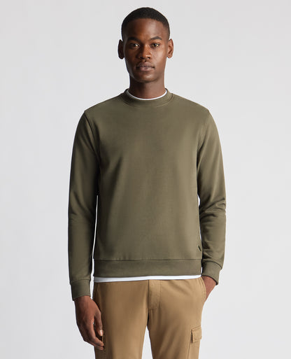 Tapered Fit Soft Touch Cotton-Blend Sweatshirt