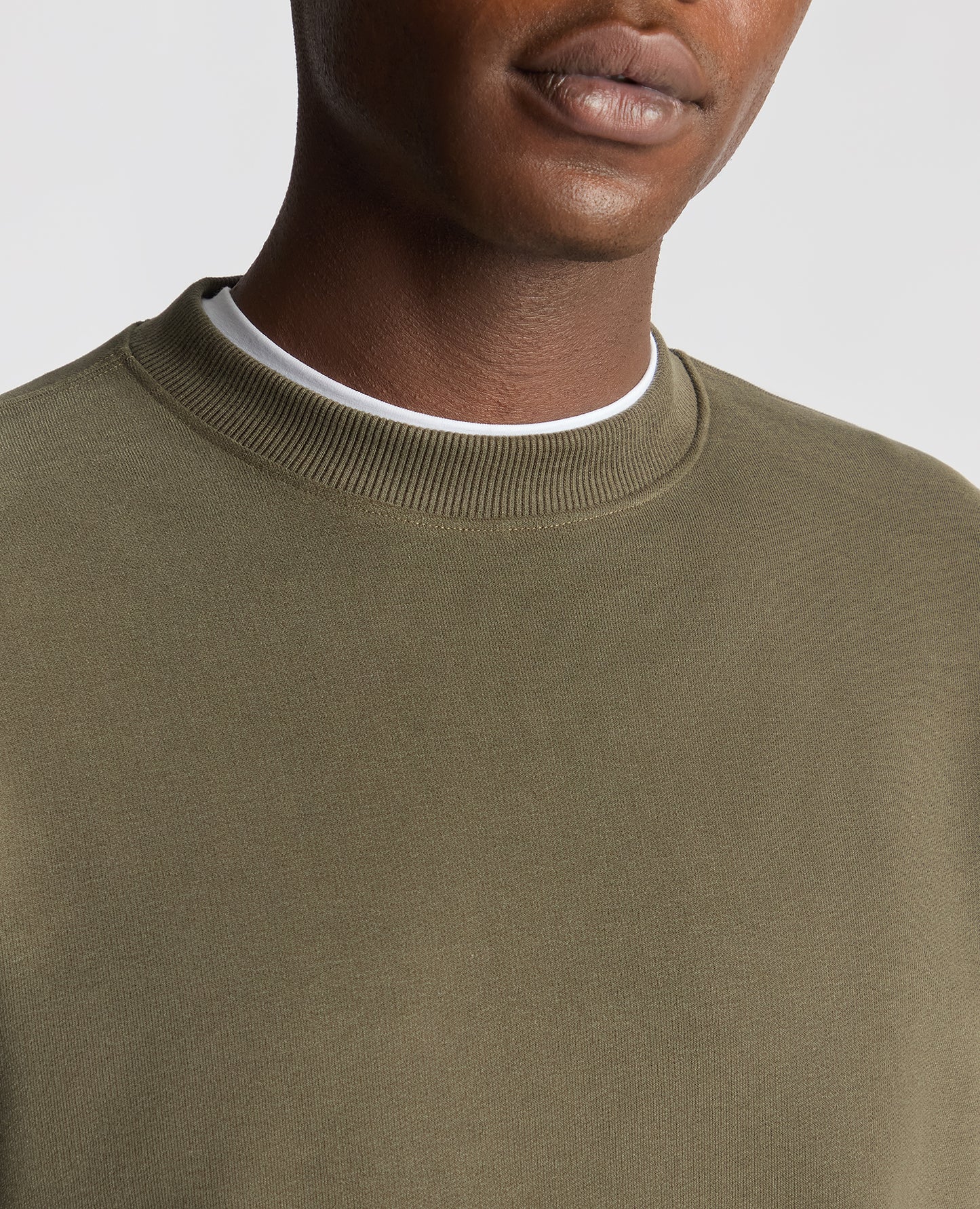 Tapered Fit Soft Touch Cotton-Blend Sweatshirt