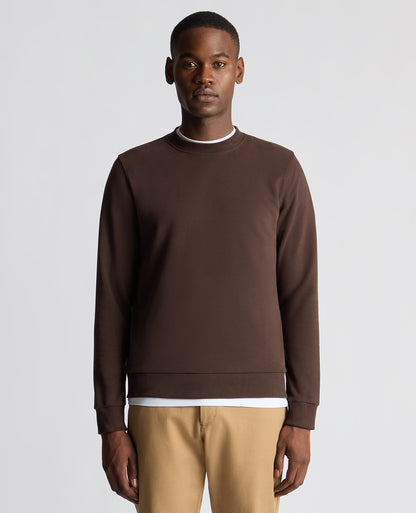 Tapered Fit Soft Touch Cotton-Blend Sweatshirt