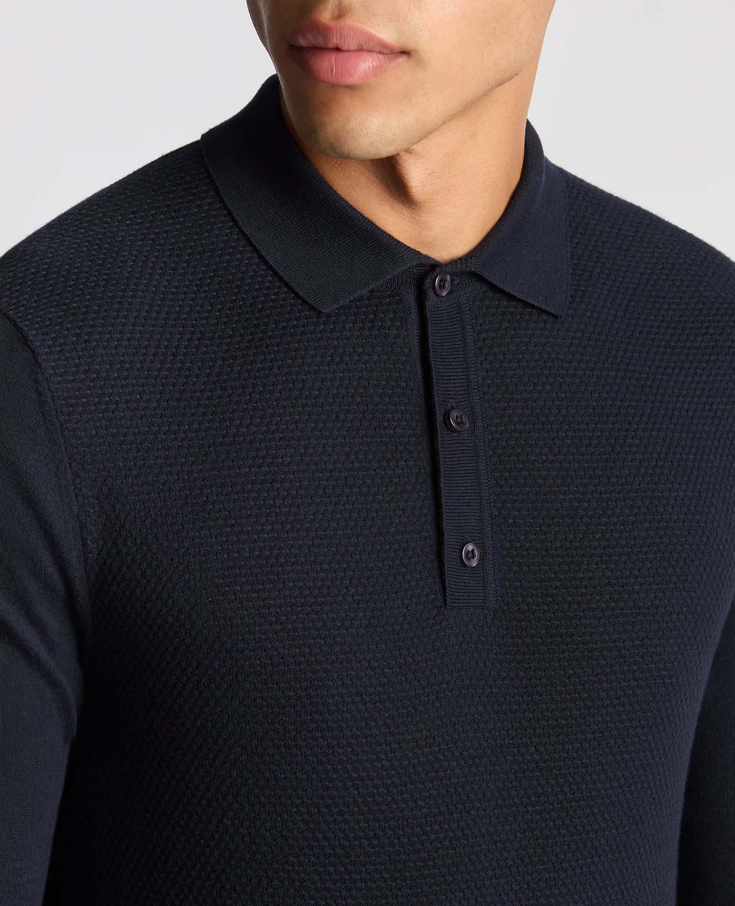 Slim Fit Cotton Knitted Polo