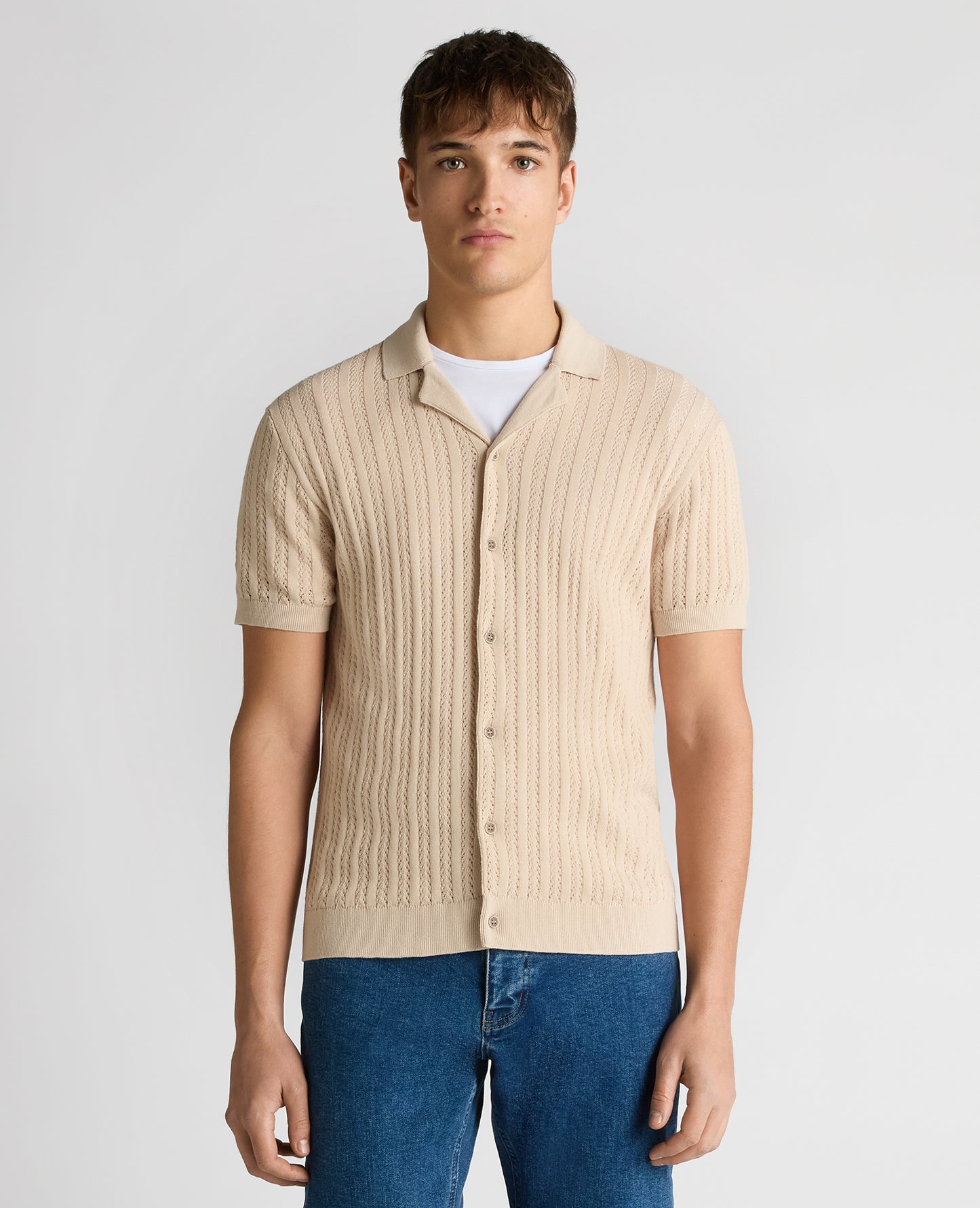 Relaxed Fit Cuban Style Shirt