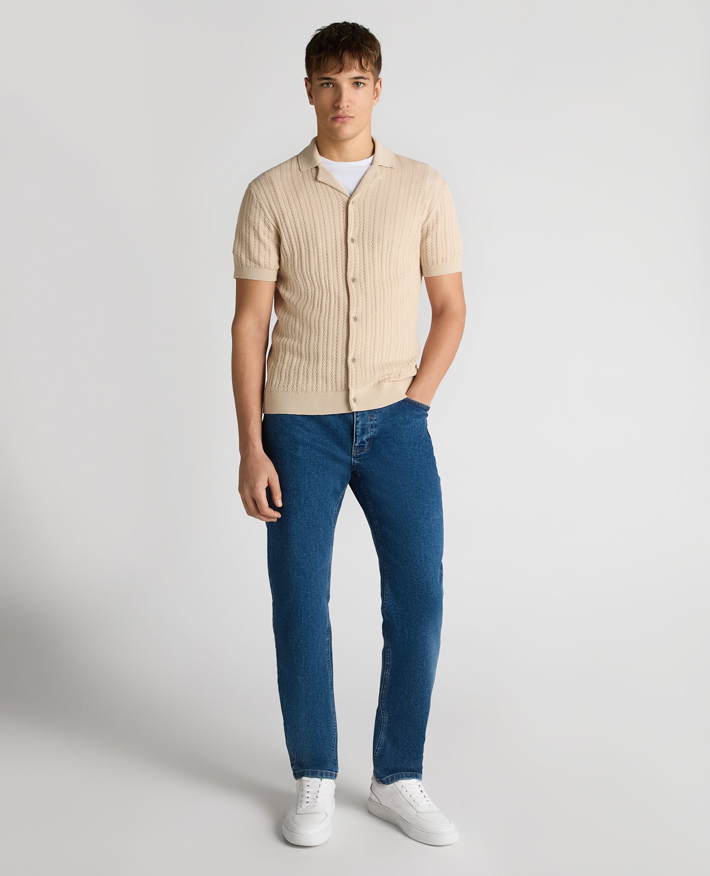 Relaxed Fit Cuban Style Shirt