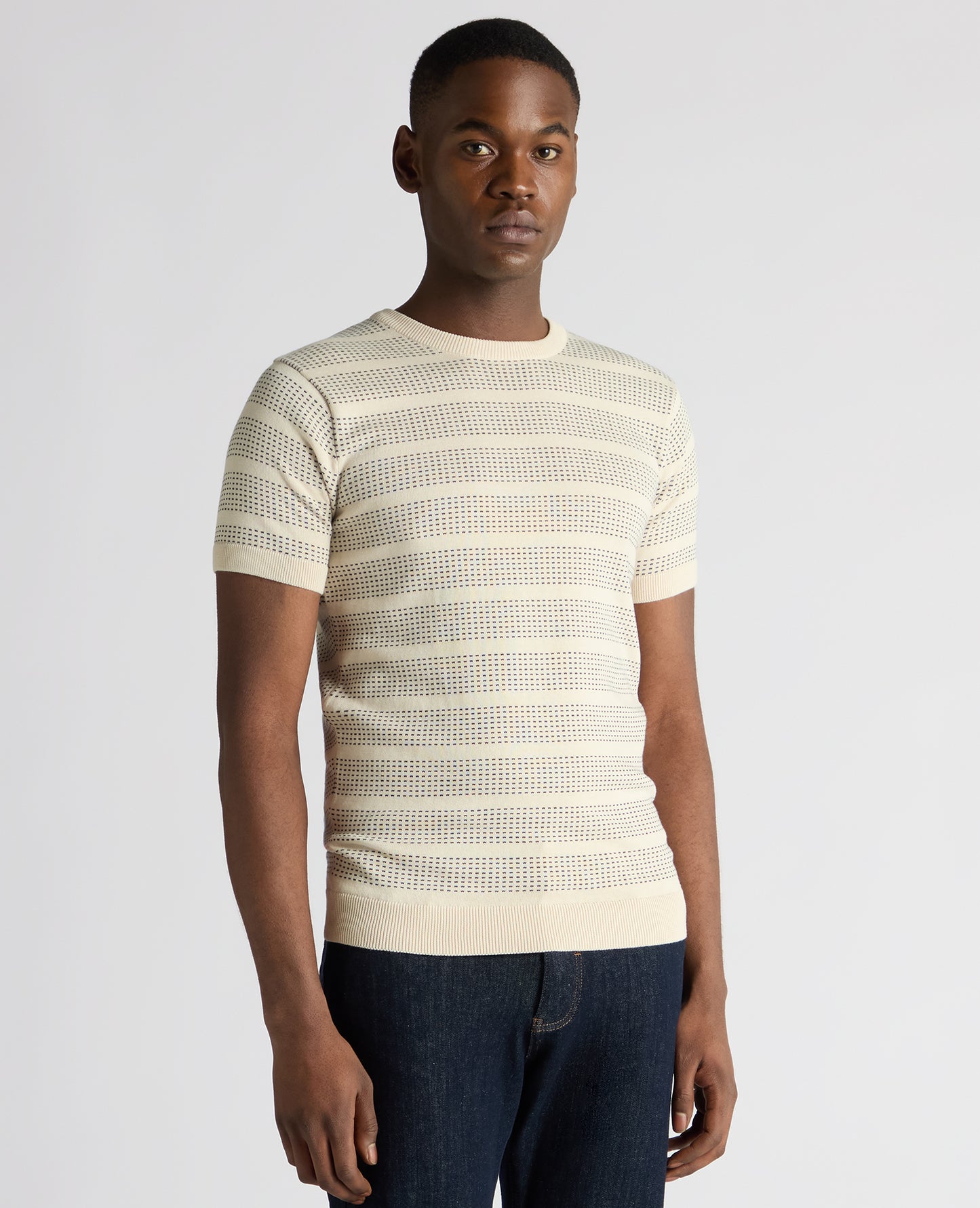 Slim Fit Jacquard Tee