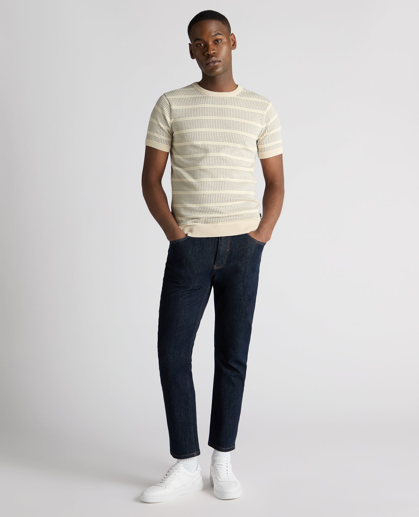 Slim Fit Jacquard Tee