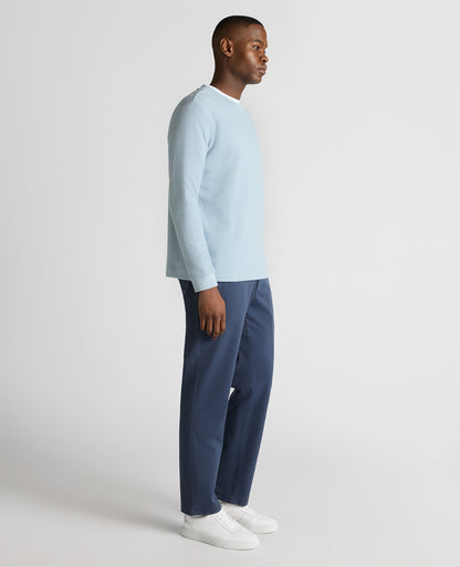 Tapered Fit Cotton-Blend Sweatshirt