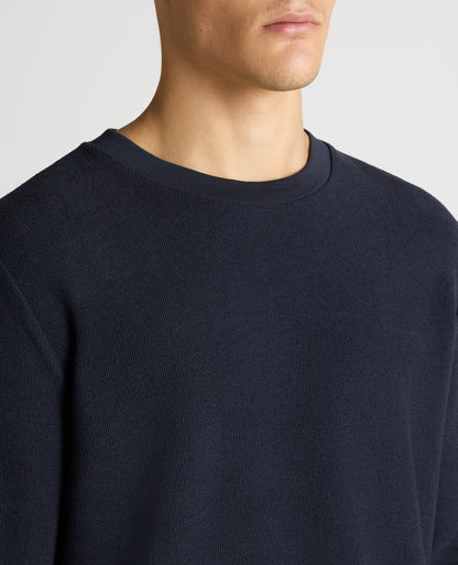 Tapered Fit Cotton-Blend Sweatshirt