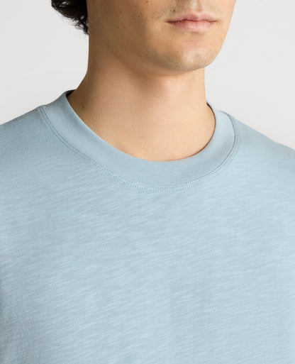 Tapered Fit Cotton Crew Neck Tee