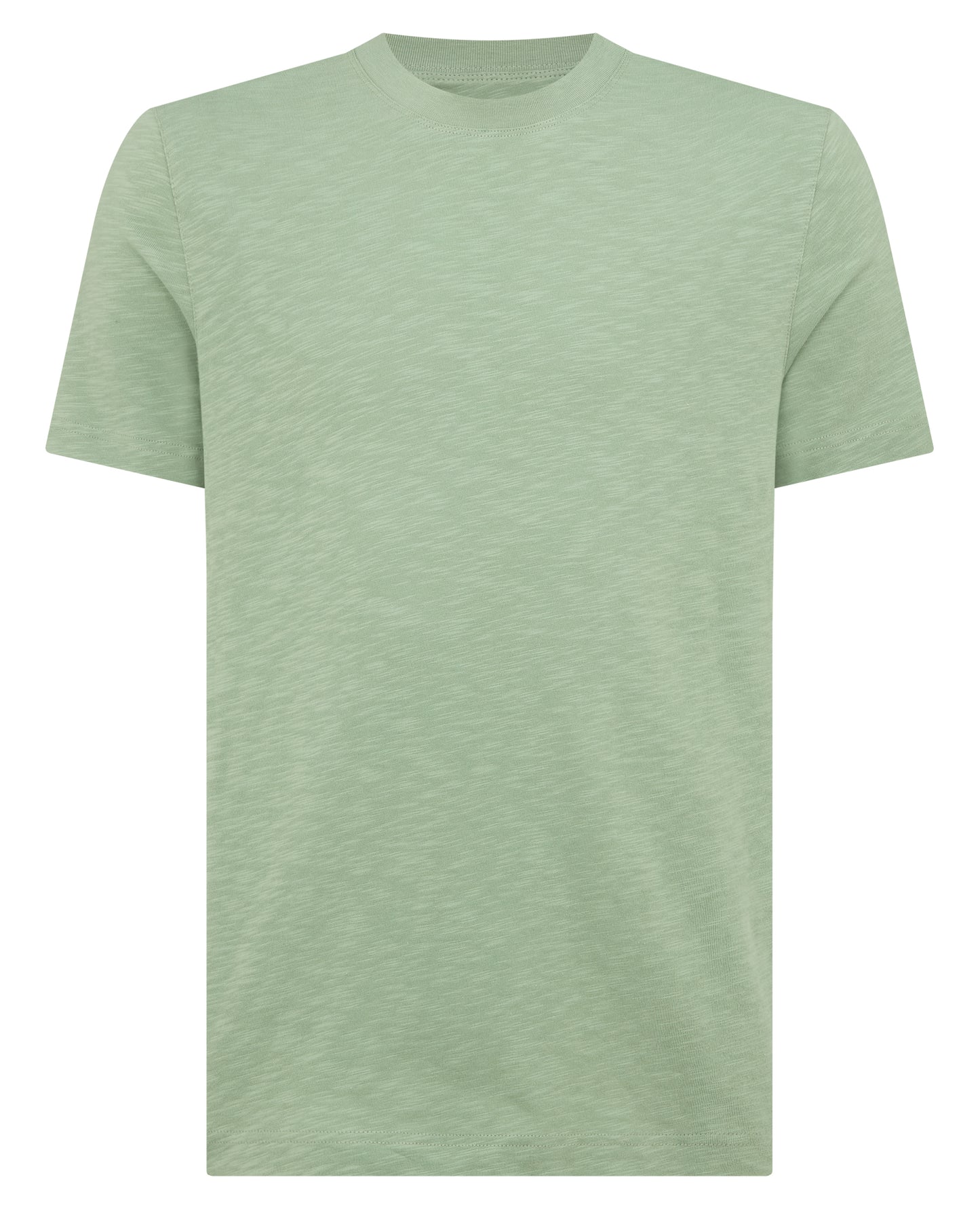 Tapered Fit Cotton Crew Neck Tee