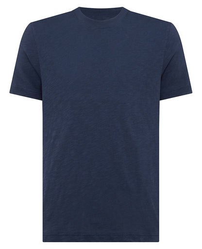 Tapered Fit Cotton Crew Neck Tee