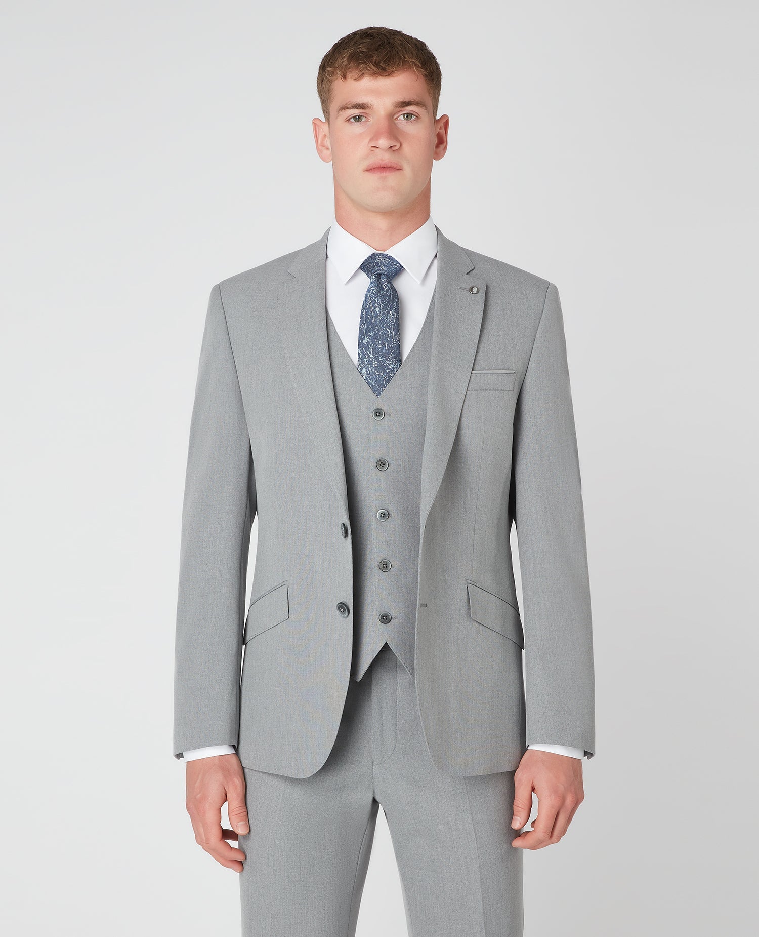 Tapered Fit Stretch Mix and Match Suit