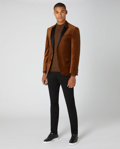 Slim Fit Velvet Jacket