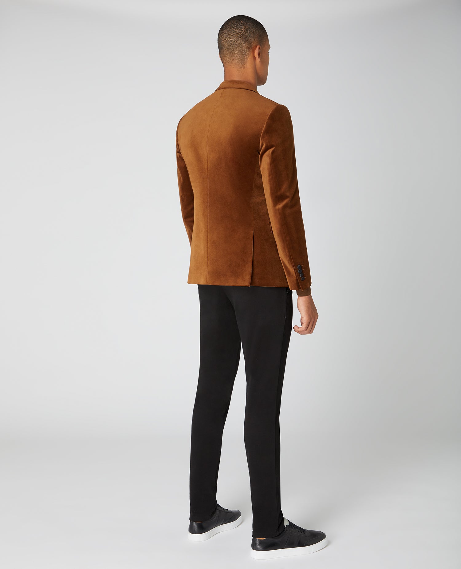 Slim Fit Velvet Jacket