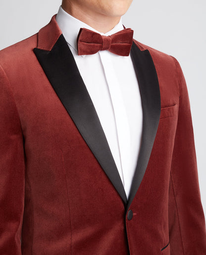 Slim Fit Velvet Jacket