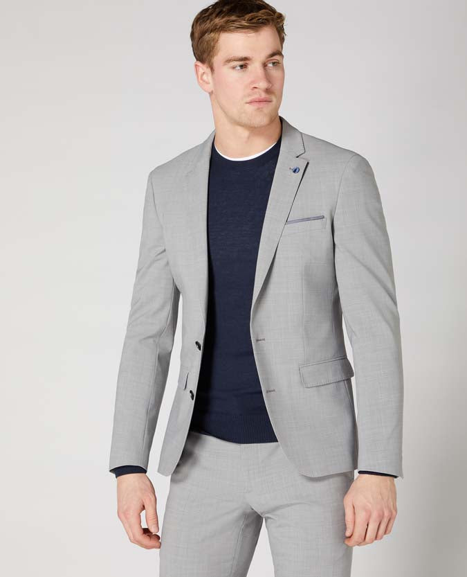 Slim Fit Wool-Blend Hyper Stretch Suit