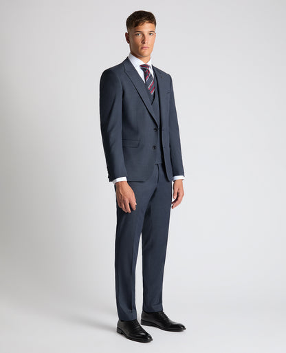 Slim Fit Checked Stretch Suit