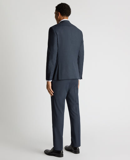 Tapered Fit Checked Stretch Suit