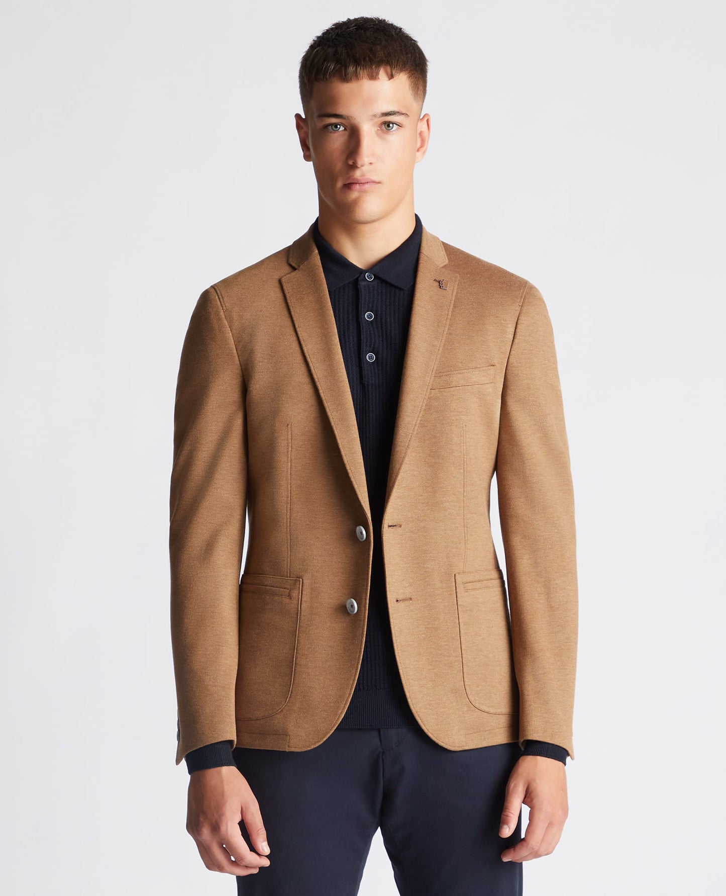 Slim Fit Cotton-Blend Stretch Jacket