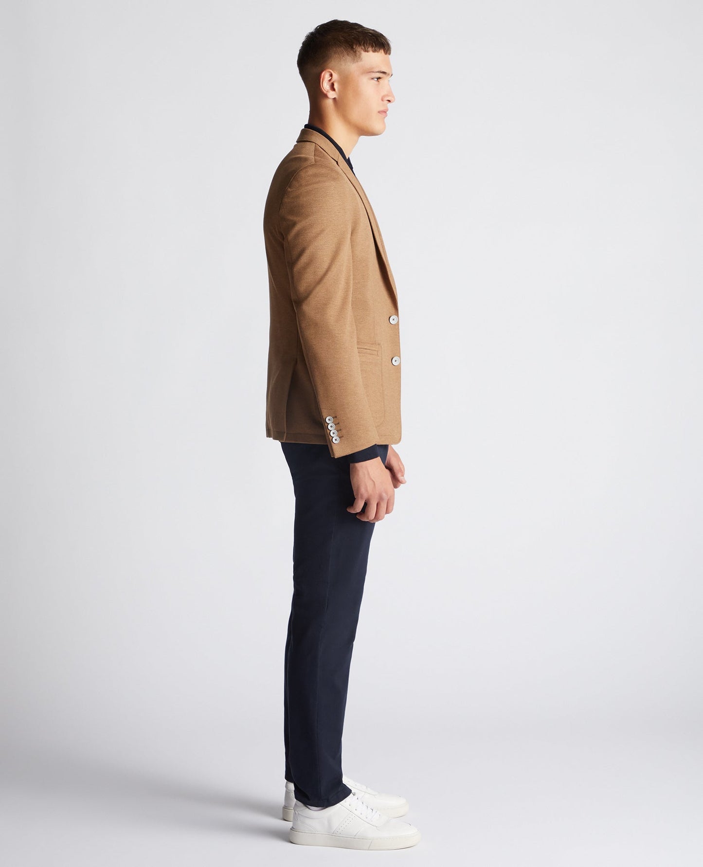 Slim Fit Cotton-Blend Stretch Jacket