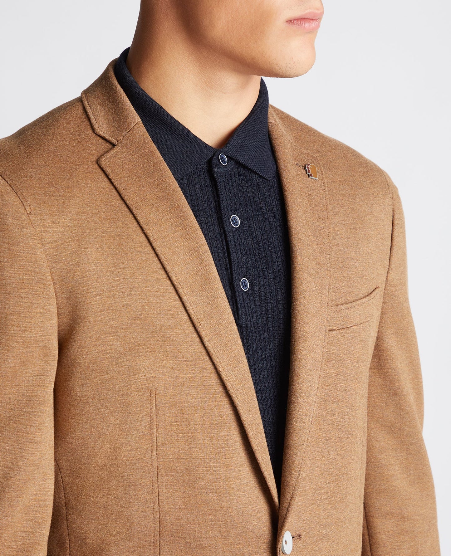 Slim Fit Cotton-Blend Stretch Jacket