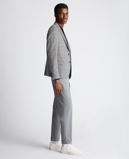 Slim Fit Checked Cotton-Blend Jacket